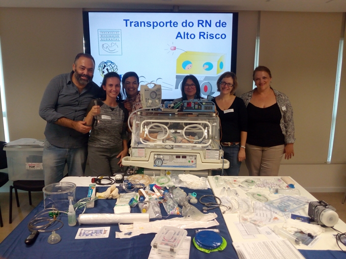 Curso de transporte do recém-nascido de alto risco realizado em 21 de novembro de 2016